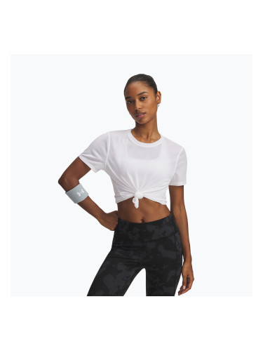 Дамска тениска за бягане Under Armour Launch Jacquard white/reflective