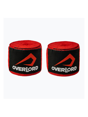 Боксови бандажи Overlord еластични 400 cm red