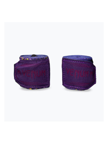 Боксови бандажи Venum Santa Muerte Handwraps 450 cm dark purple