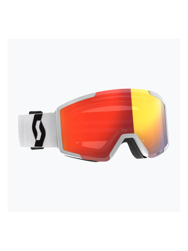 Скиорски очила SCOTT Shield mineral white/black/amp red chrome