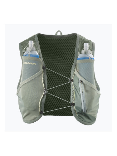 Salomon Active Skin 8 Комплект жилетка за бягане лавров венец/подложка за лилии/измиване на алое