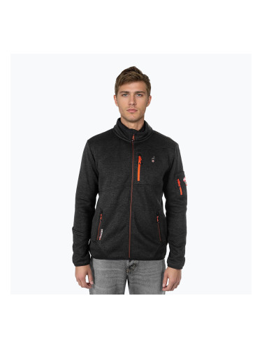 Мъжки поларен суитшърт Aulp Navoy Melanged Knit black