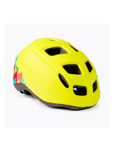 Детска велосипедна каска Kellys жълта ZIGZAG 022