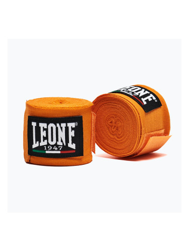 Боксьорски бандажи Leone 1947 Hand Wraps 350 cm arancione/orange