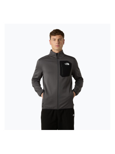 Мъжки суитшърт The North Face Crest Fz anthracite grey/black