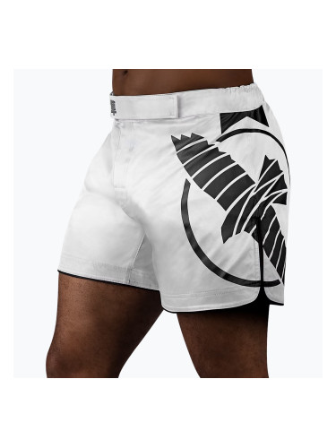 Мъжки тренировъчни шорти Hayabusa Icon Mid-Thigh MMA white/black