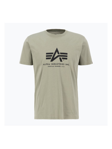 Мъжка тениска Alpha Industries Basic olive