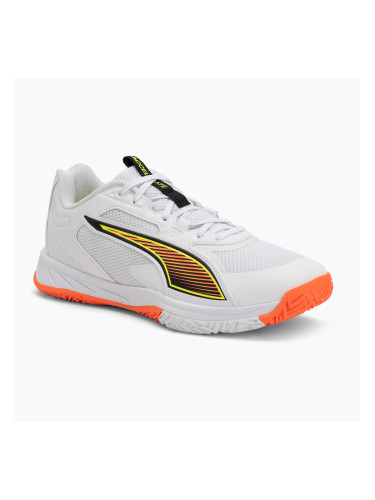 Обувки за хандбал PUMA Accelerate Pro 4 Game On puma white/glowing red/ultra blue
