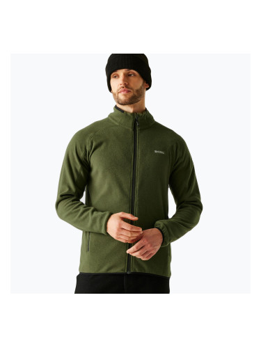 Мъжки поларен суитшърт REGATTA Hadfield olive night