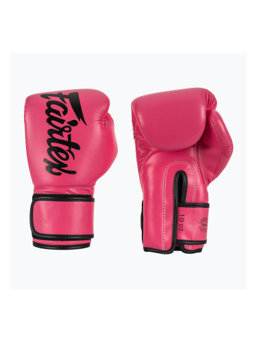 Боксови ръкавици Fairtex Microfiber pink/black