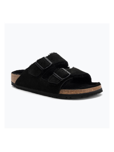 BIRKENSTOCK Arizona Shearling SL Narrow джапанки черни
