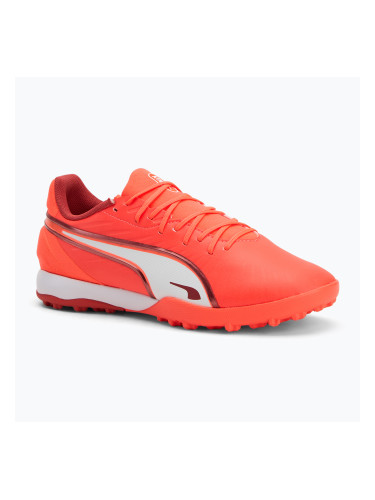 Мъжки футболни обувки PUMA King Match TT glowing red/ puma white/ red fire