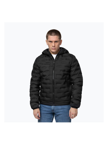 Мъжко зимно яке Pitbull Camino Quilted Hooded black