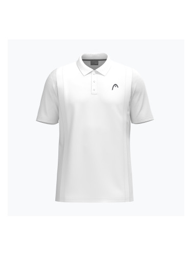 Мъжка поло фланелка за тенис HEAD Club 25 Tech Polo white