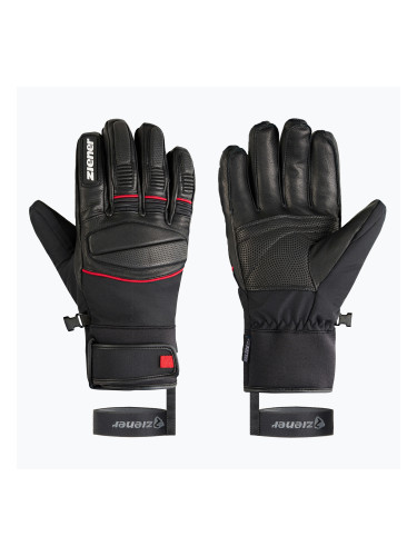 Мъжки скиорски ръкавици ZIENER Gomin-Z AS black/red