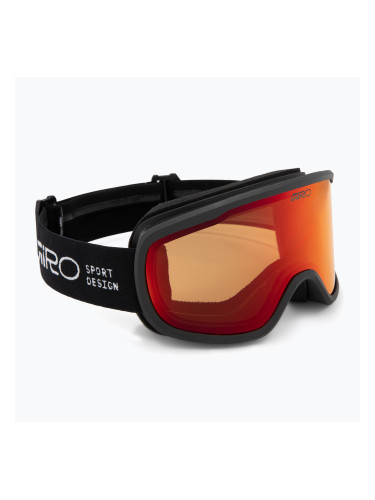 Скиорски очила Giro Cruz black stacked/amber scarlet