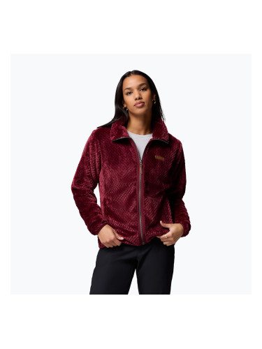 Дамски суитшърт Columbia Fire Side II Sherpa Full Zip rich wine