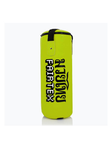 Детска тежка боксова торба Fairtex - непопълнена, зелена