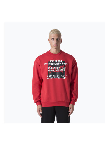 Мъжки суитшърт Everlast Streetwear Crewneck red/black