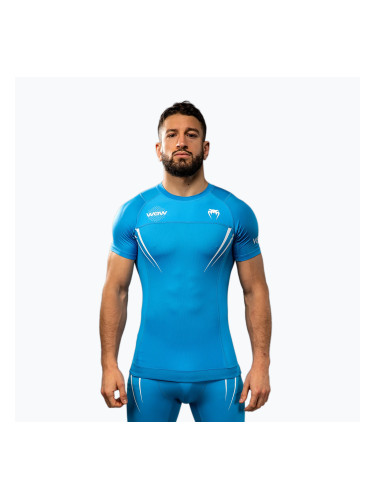 Мъжка тениска за тренировка Venum X WOW FC Rashguards pacyfic blue