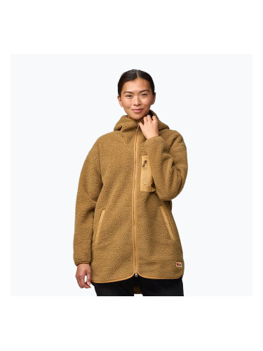 Дамски суитшърт Fjällräven Vardag Pile Fleece Long buckwheat brown