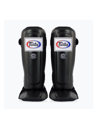 Fairtex In-Step Двойни подплатени протектори за тибия черни