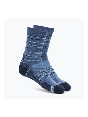 Чорапи Smartwool Hike Light Cushion Mountain Pattern Crew nightfall blue