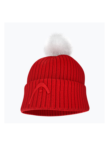 Дамска зимна шапка HEAD Julia Beanie red