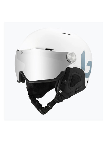 Ски каска Bollé Might Visor off white matte/ brown gun