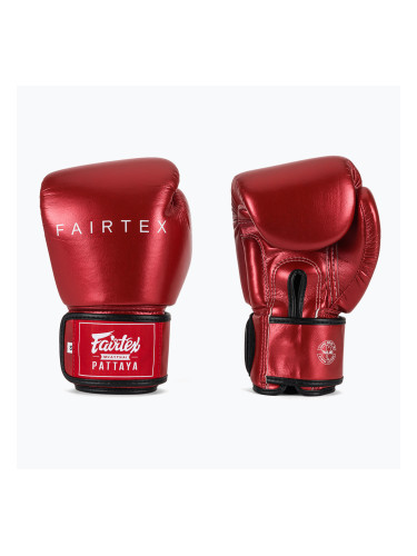 Боксови ръкавици Fairtex Metallic red