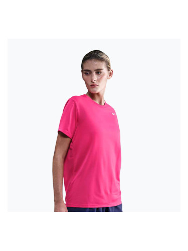 Дамска тениска за тренировка Nike Dri-Fit Rush pink/white
