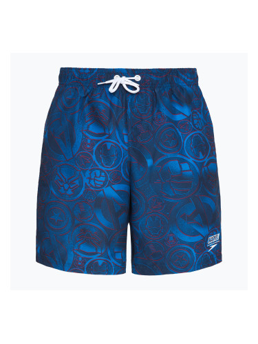 Speedo Print Leisure 17" сини/червени детски къси панталони за плуване