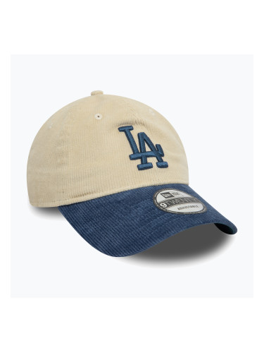 New Era Блок Корд 9Twenty Los Angeles Dodgers бейзболна шапка светло бежово