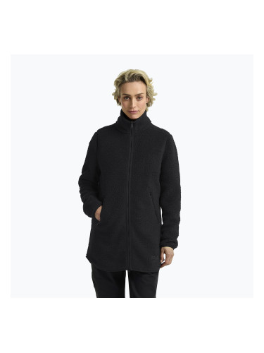Дамски суитшърт за трекинг Jack Wolfskin High Curl Coat black