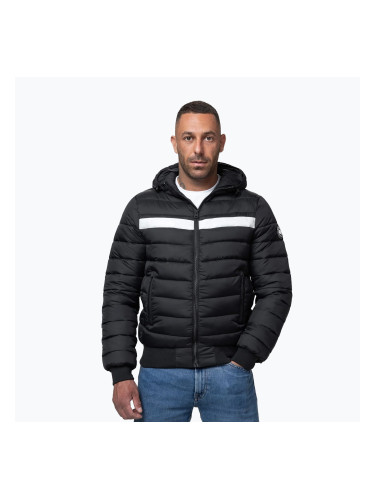 Мъжко зимно яке Pitbull Rubio Quilted Hooded black