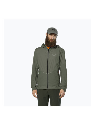 Мъжко яке против вятър Salewa Pedroc Wind Hood faded green