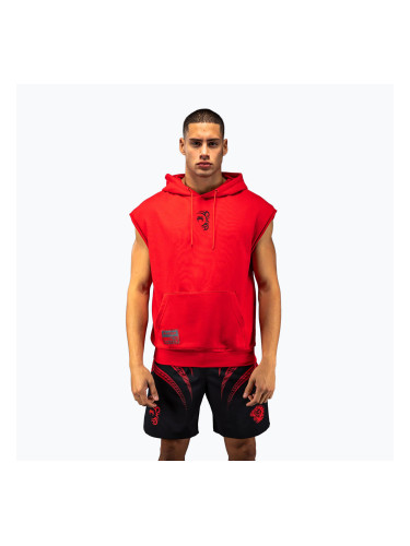 Мъжки суитшърт Venum x Mike Tyson Tiger Sleeveless Hoodie intense red/deep black
