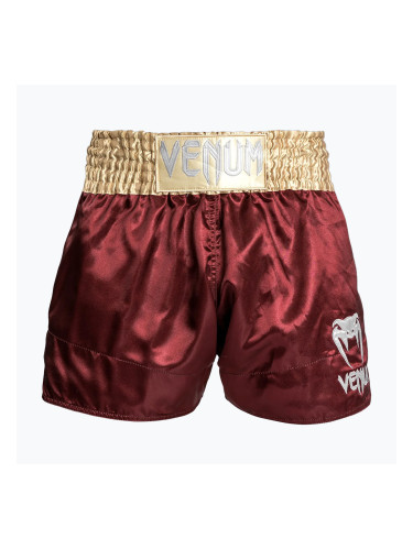 Мъжки шорти за тренировка Venum Classic Muay Thai burgundy/gold/white