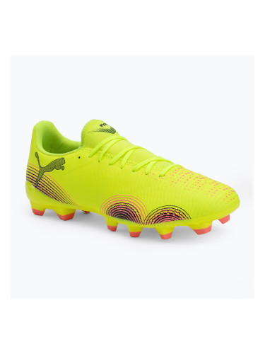 Мъжки футболни обувки PUMA Future 8 Play FG/AG yellow alert/ puma black/ sun struck