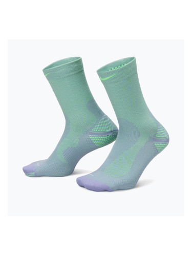 Чорапи Nike Running Lightweight Crew iron purple/voltage green/voltage green