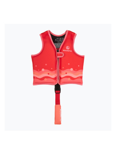 Детска спасителна жилетка AQUASTIC Junior dark pink