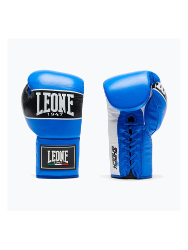 Боксови ръкавици LEONE 1947 Shock Pro blue/black/white