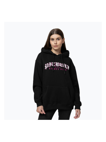 Дамски суитшърт Pitbull Tattoo Hooded black