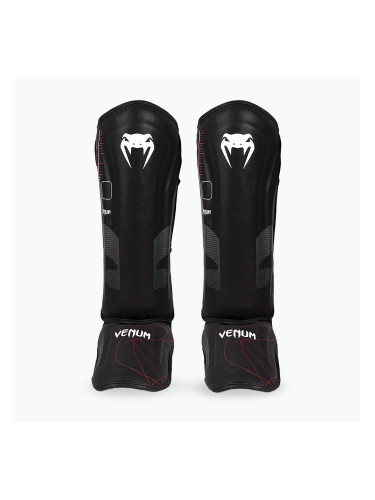 Дамски протектори за пищяли и стъпала Venum Tactical XT Shinguards black/fire red