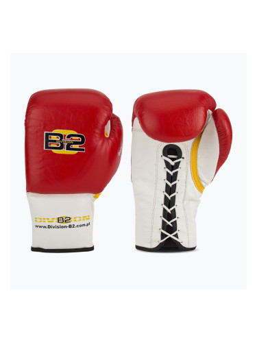 Боксови ръкавици DIVISION B-2 DIV-PFG1500 Pro 3-Layer Foam red/white