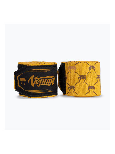 Боксови бандажи Venum Monogram Hand Wraps Advanced 250 cm brown