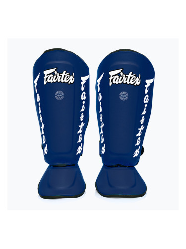 Разглобяеми подложки за пищяли Fairtex, наричани още протектори за пищяли. "Twister" синьо