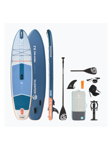 SUP AQUASTIC Perth Pro 11'2" allround бяла дъска