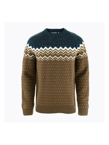 Дамски пуловер Fjällräven Övik Knit Sweater dark oak/navy