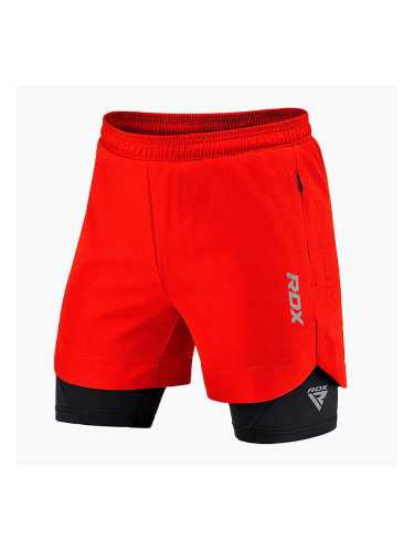 Шорти за тренировка RDX T16 red/black